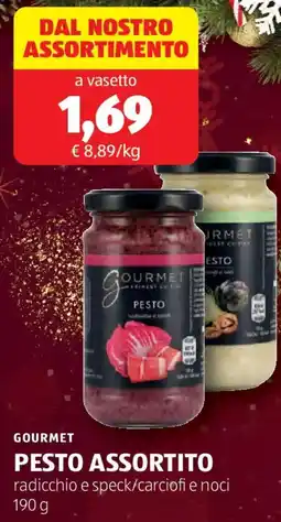 ALDI Gourmet pesto offerta