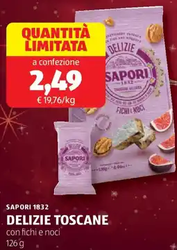 ALDI Sapori 1832 delizie toscane offerta