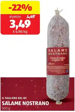 ALDI Il tagliere del re salame nostrano offerta