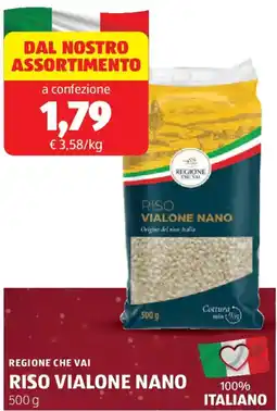 ALDI Regione che vai riso vialone nano offerta