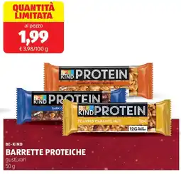 ALDI Be-kind barrette proteiche offerta