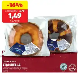 ALDI CUCINA NOBILE CIAMBELLA offerta