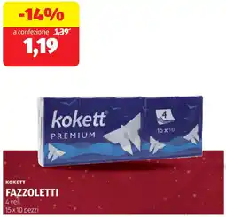 ALDI Kokett fazzoletti offerta