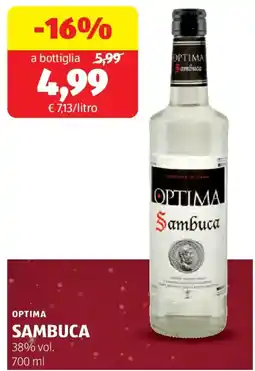 ALDI Optima sambuca offerta