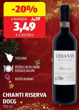 ALDI Chianti riserva docg offerta