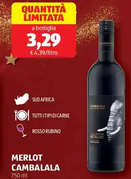 ALDI Merlot cambalala offerta