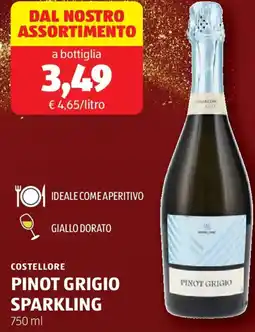ALDI Costellore pinot grigio sparkling offerta