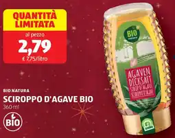 ALDI Bio natura sciroppo d'agave bio offerta