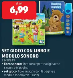 ALDI Set gioco con libro e modulo sonoro offerta