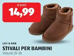 ALDI Lily & dan stivali per bambini offerta