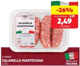 ALDI Il podere salamella mantovana offerta