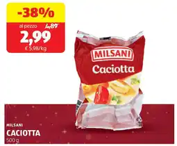 ALDI Milsani caciotta offerta