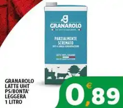 Premium Supermercati Granarolo latte uht ps/bonta' leggera offerta
