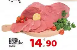 Premium Supermercati Fettine di spalla di vitellino offerta