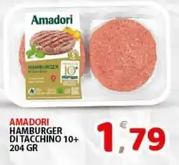 Premium Supermercati Amadori hamburger di tacchino 10+ offerta