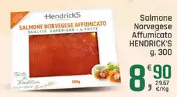 Supermercati Dok Salmone Norvegese Affumicato HENDRICK'S offerta
