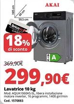 Brico Io ΑΚΑΙ Lavatrice offerta