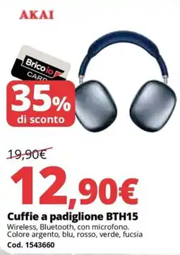 Brico Io ΑΚΑΙ Cuffie a padiglione BTH15 offerta