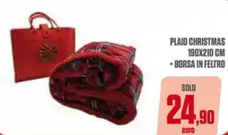 Brico Io Plaid christmas 190x210 cm + borsa in feltro offerta