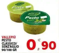 Premium Supermercati Vallepiù pesto classico/ senz'aglio offerta