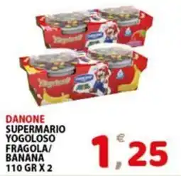 Premium Supermercati Danone supermario yogoloso fragola/ banana offerta