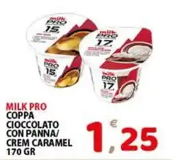 Premium Supermercati Milk pro coppa cioccolato con panna/ crem caramel offerta