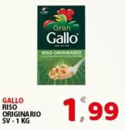 Premium Supermercati Gallo riso originario sv offerta