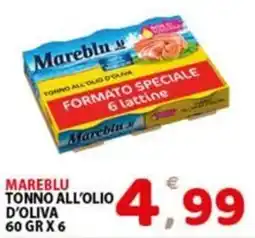 Premium Supermercati Mareblu tonno all'olio d'oliva offerta