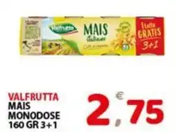 Premium Supermercati Valfrutta mais monodose offerta