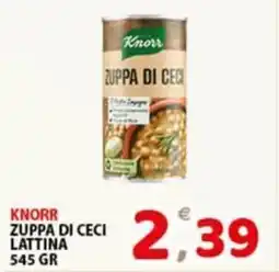 Premium Supermercati Knorr zuppa di ceci lattina offerta