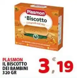 Premium Supermercati Plasmon il biscotto dei bambini offerta