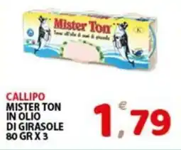 Premium Supermercati Callipo mister ton in olio di girasole offerta