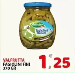 Premium Supermercati Valfrutta fagiolini fini offerta