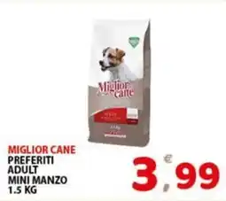 Premium Supermercati Miglior cane preferiti adult mini manzo offerta