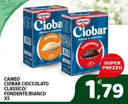 Premium Supermercati Cameo ciobar cioccolato classico/ fondente/bianco x5 offerta