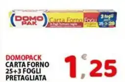Premium Supermercati Domopack carta forno offerta