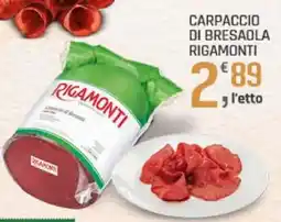 Supermercati Dok Carpaccio di bresaola RIGAMONTI offerta