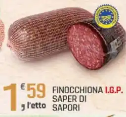 Supermercati Dok Finocchiona i.g.p. SAPER DI SAPORI offerta