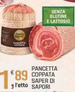 Supermercati Dok Pancetta coppata SAPER DI SAPORI offerta