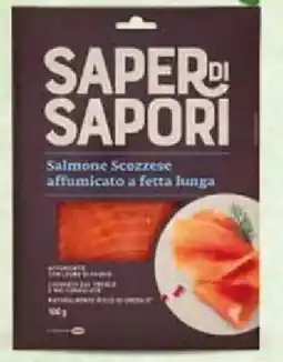 Supermercati Dok Salmone Scozzese Affumicato a Fetta Lunga SAPER DI SAPORI offerta