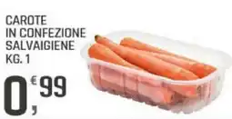 Supermercati Dok Carote in confezione salvaigiene offerta