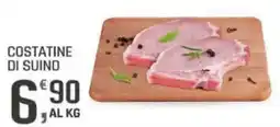 Supermercati Dok Costatine di suino offerta