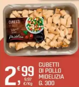 Supermercati Dok Cubetti di pollo MIDELIZIA offerta
