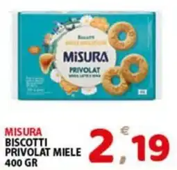 Premium Supermercati Misura biscotti privolat miele offerta