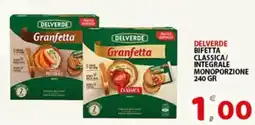 Premium Supermercati Delverde bifetta classica/ integrale monoporzione offerta