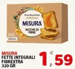 Premium Supermercati Misura fette integrali fibrextra offerta
