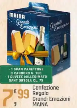 Supermercati Dok Confezione Regalo Grandi Emozioni MAINA offerta