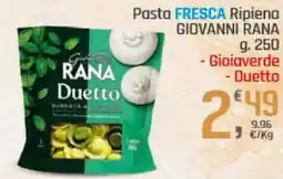 Supermercati Dok Pasta FRESCA Ripieno GIOVANNI RANA offerta