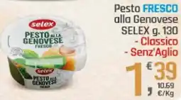 Supermercati Dok Pesto FRESCO alla Genovese SELEX offerta