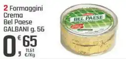Supermercati Dok Formaggini Crema Bel Paese GALBANI offerta